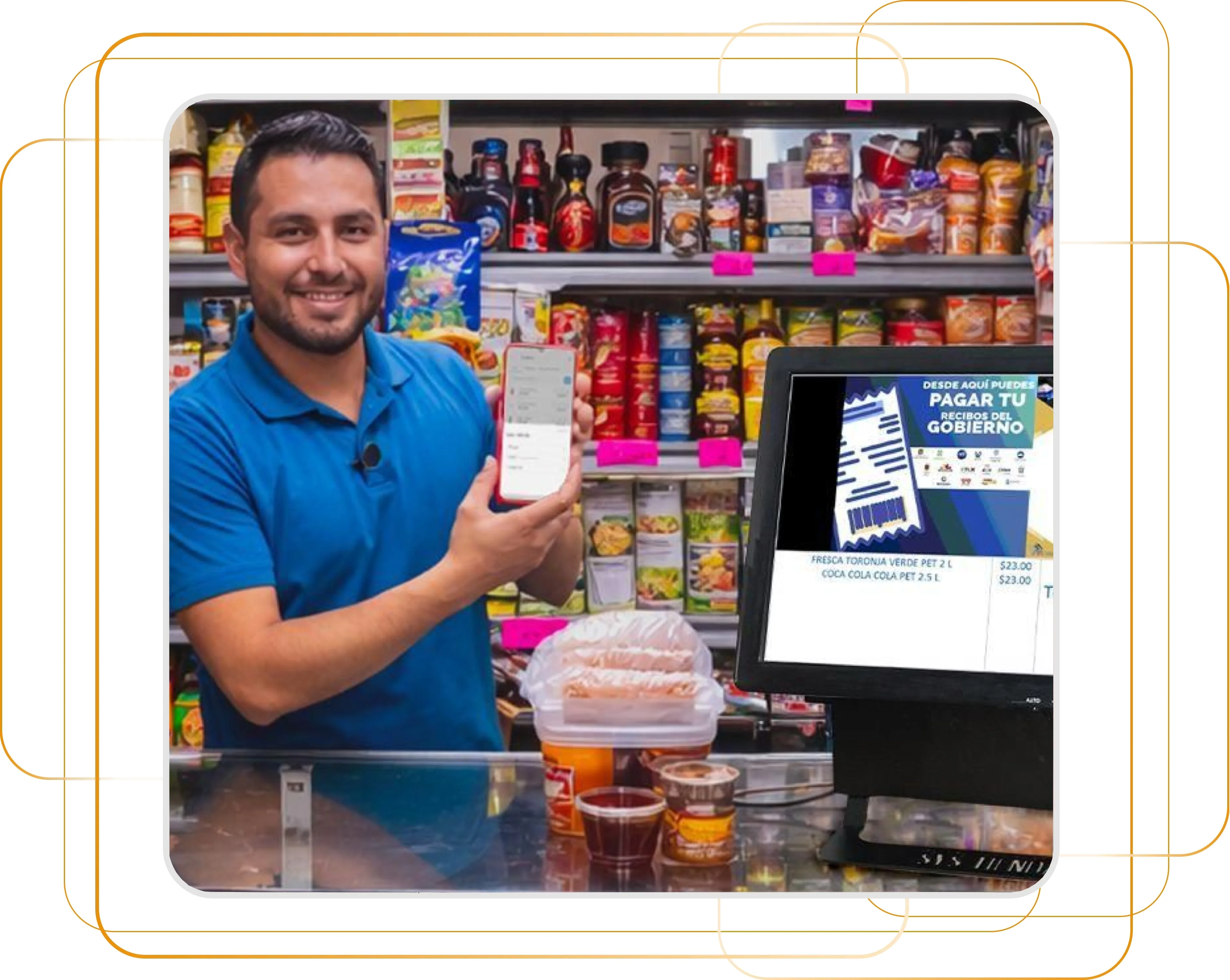 Interfaz de usuario de SYStienda en dispositivos