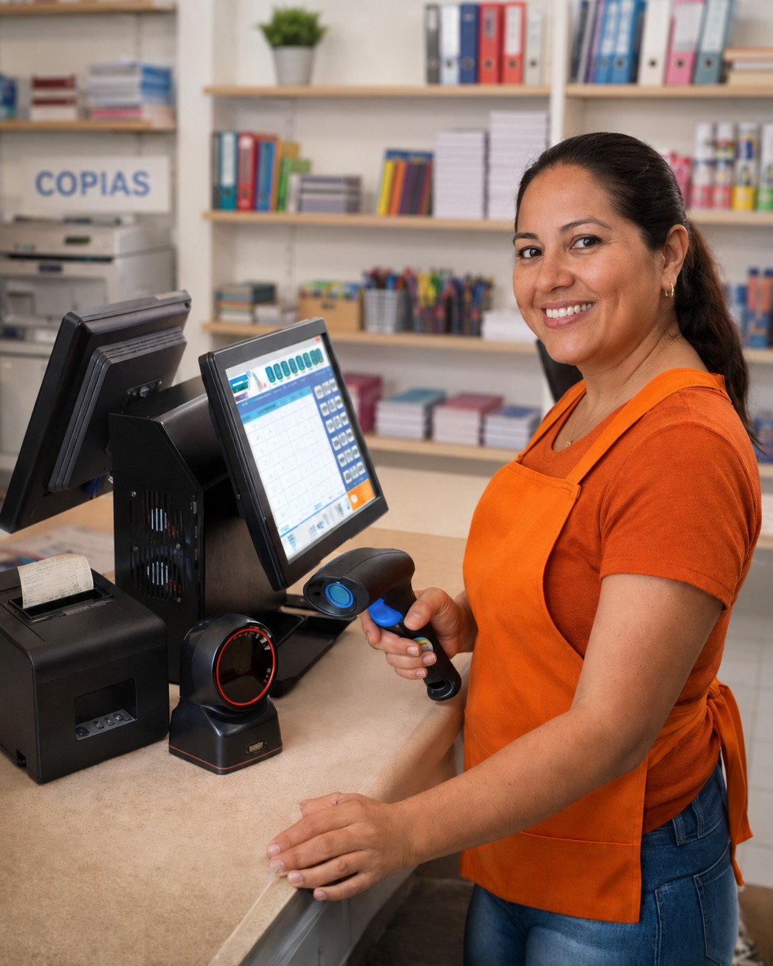 Punto de venta SYStienda para papelería
